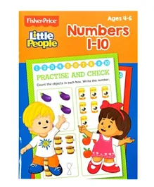 Little People Numbers 1-10 Activity Book - 32 Pages