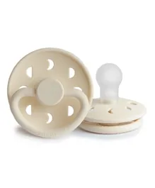 FRIGG Moon Phase Silicone Baby Pacifier 1-Pack Cream - Size 1