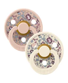 BIBS x Liberty  Eloise Latex Pack of 2 Pacifiers Size 1 -  Blush Mix