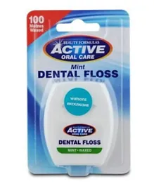 Beauty Formulas Mint Waxed Dental Floss - 10000 cm