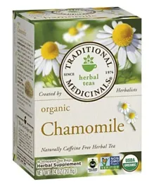TRADITIONAL MEDS Chamomile Tea Bags Pack of 16 - 20.8g