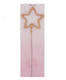 Wondercandle Star Sparkler Candle - Rose Gold