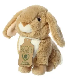 Aurora Eco Nation Lop Eared Rabbit Plush Toy - 22.86cm