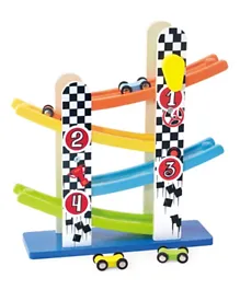 A Cool Toy Ramp Race Sliding Car Tower