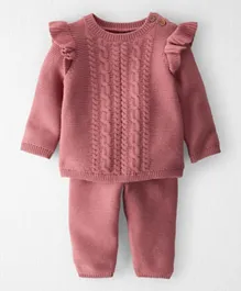 Carter's Organic Cotton Sweater Knit 2-Piece Set - Pink
