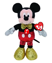 TY Disney Mickey Sparkle Red Sound - Regular