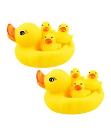 Star Babies Rubber Duck Toy Pack of 8 - Yellow