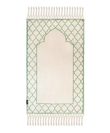 Khamsa Comfort Muslim Rug Prayer Mat for Adult with Added Foam Padding Akhdar - Green