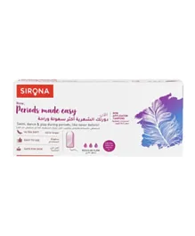 SIRONA Periods Made Easy Non Applicator Tampons for Regular Flow - 20 Pieces