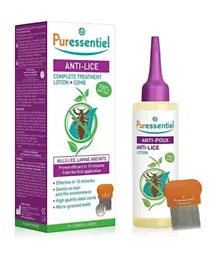 Pureessentiel Head Lice Treatment Lotion + Comb