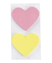 Hema Sticky Note Pad Hearts - 2 Pieces