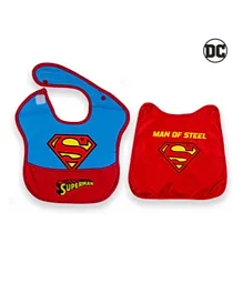 Warner Bros Superman Baby Bibs with Capes