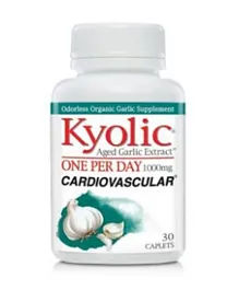 Kyolic Aged Garlic Extract One Per Day Cardiovasular Capsules - 30 Caplets