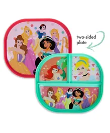 The First Years Disney Princess Reversible & Sectional Plate - Pack of 1