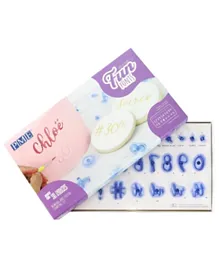 PME Fun Fonts Numeral & Special Character Mould Set  - Pack of 31