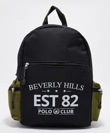 Beverly Hills Polo Club Logo Printed Backpack - 17.7 Inches