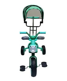 فاب ان فانكي - دراجة ثلاثية العجلات قابلة للطي مع مظلة - أخضر