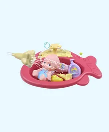 Haijaibao Baby Bathtub Water Jet Fish Basin With Bath Accessories + Vest Baby