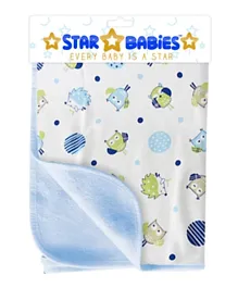 Star Babies Reusable Changing Mats - Light Blue