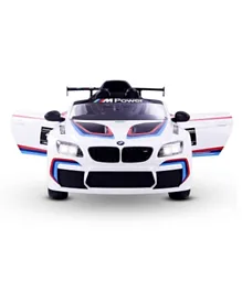 Baybee BMW M6 GT3 Licensed Battery Operated Car - Royal White