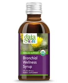 Gaia Herbs Gaia Kids Bronchial Wellness Syrup - 89ml