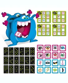 Lisciani KidsLove Domino, Memory Game And Monster Bingo