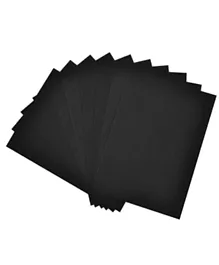 Creativity Intl Plain Black A4 Card Stack - 100 Sheets