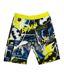 Batman Drawstring Swim Shorts - Multicolor