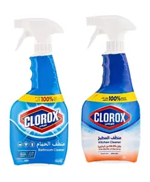 Clorox Kitchen Cleaner 500ml + Bathroom Cleaner 500ml