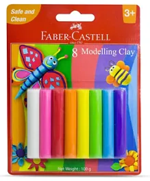 Faber-Castell Modelling Clay Set - 8 colors