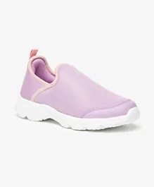 Oaklan by ShoeExpress Textured Slip On Walking Shoes - Purple