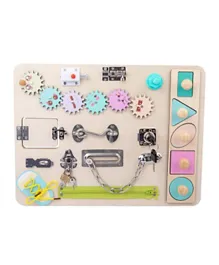 Factory Price Drey Wooden Mood Busy Board Set