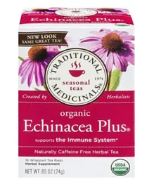 TRADITIONAL MEDS Echinacea Plus - 16 Tea Bags