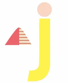 Poppik Repositionable Small Alphabet Wall Sticker - Letter j