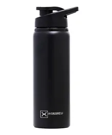 HYDROBREW Stainless Steel Single Wall Insulated Sports Water Bottle Black - 700mL