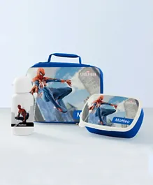 Essmak Personalised Lunch Pack Set Spiderman 2 Blue - 3 Pieces