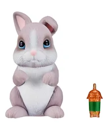 Omg Pets Interactive Plush Baby Bunny Toy - Light Grey