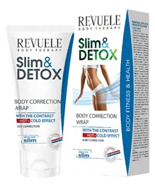 Revuele Slim & Detox Correcting Body Wrap With Contrast Hot + Cold Effect - 200ml