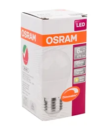 Osram LED Bulb 6W Warm White Dimmable