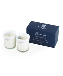 Prickly Pear Full Moon Crystal Candle Duo - 70g each