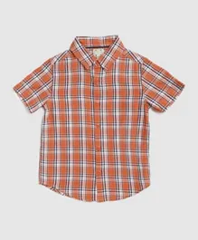 Zarafa Checked Shirt - Orange