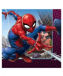 Party Centre Spiderman Webbed Wonder Lunch Tissues - 16 Pieces