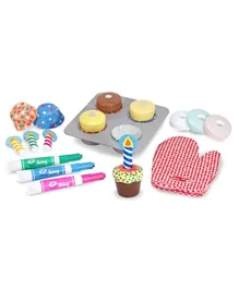 Melissa and Doug Bake & Decorate Cupcake Set - Multicolour