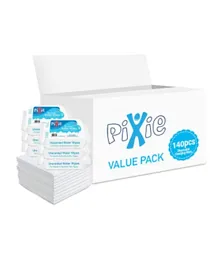 Pixie Disposable Changing Mats 140 + Water Wipes 216 Pieces