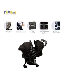 Pikkaboo Youbi Toddler German Travel System With New Born Attachment - Black