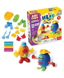Dede Art Craft Big Hug Play Dough Set Multi Color - 150 Grams