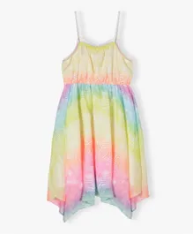 Minoti Tropical Print Asymmetrical Dress - Multicolor