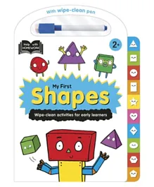 Help With Homework My First Shapes Tabbed Wipe-clean - 22 Pages