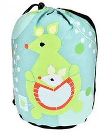 Boba Baby Carrier Stuff Sack Kangaroo - Green & Blue