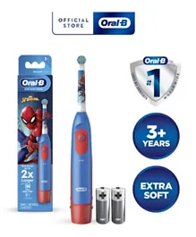 Oral-B Spider-Man Battery Toothbrush - Blue